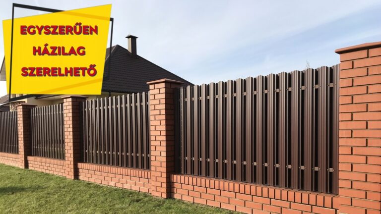 Tartós lemez kerítésléc az XXL kerítés kínálatában